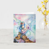 Carte blanche - La fille d'Ocean (Fleur jaune)