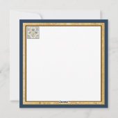 Carte blanche libellule G Creation Office (Dos)