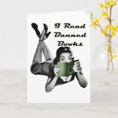 Carte blanche Livres interdits (Fleur jaune)