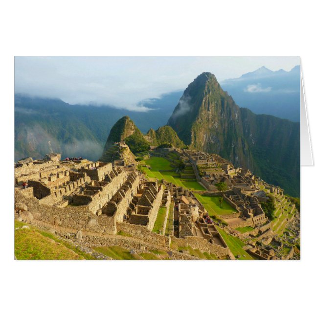 Carte blanche Machu Picchu, Pérou (Devant horizontal)