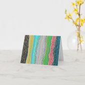 Carte blanche moderne (Fleur jaune)