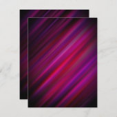 Carte blanche Neon moderne pour n'importe quelle o (Devant / Derrière)