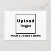 Carte BLANCHE | Noël | Business | Petite salutation plat (Dos)