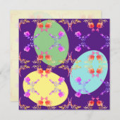 Carte blanche OEufs de Pâques (Devant / Derrière)