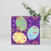 Carte blanche OEufs de Pâques (Debout devant)