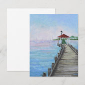 Carte blanche Peinture Northport Village DocK (Devant / Derrière)