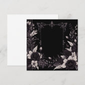 Carte blanche personnalisée et Modèle de télécharg (Devant / Derrière)