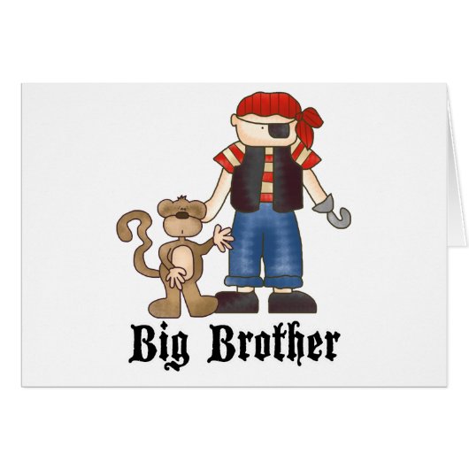 Carte blanche Pirate Big Brother (Devant Horizontal)