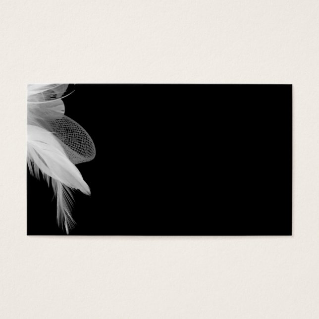 Carte blanche plumes (Devant)