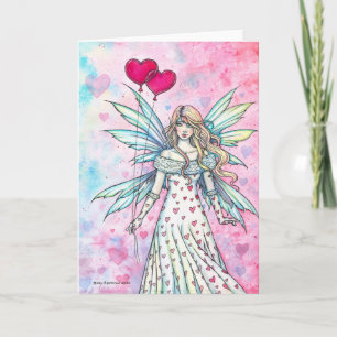 Carte blanche pour fée Valentine par Molly Harriso