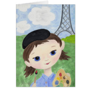 Carte blanche pour fille artiste
