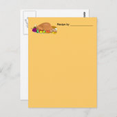 Carte blanche pour le dîner turc (Devant / Derrière)