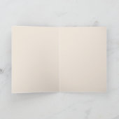 Carte blanche pour mariage (Intérieur)
