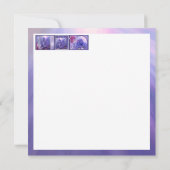 Carte blanche Purple Ocean Mermaid (Dos)