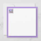 Carte blanche Purple Paradise (Dos)