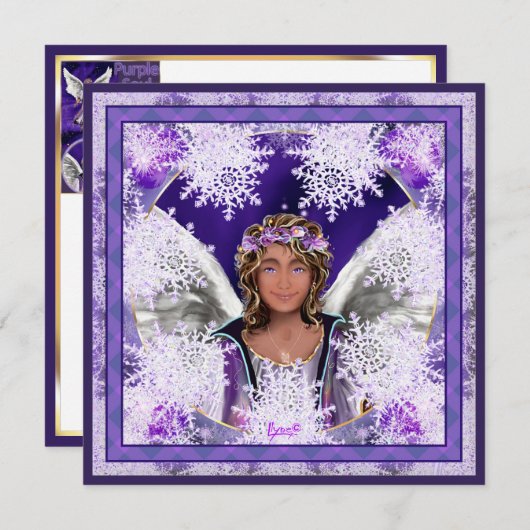 Carte blanche Purple Soul (Devant / Derrière)