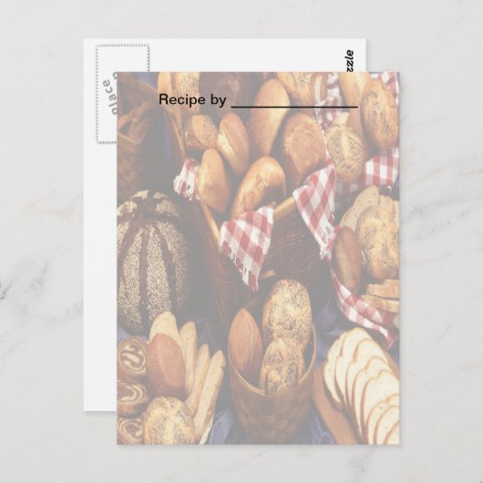 Carte blanche Recette Pains Cuits (Devant / Derrière)