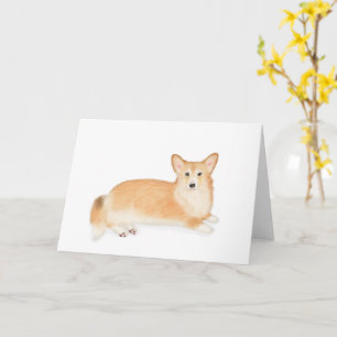 Carte blanche Red Pembroke Welsh corgi