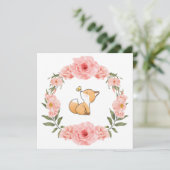 Carte blanche Renard Fleur (Debout devant)