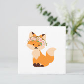 Carte blanche Renard Fleur (Debout devant)