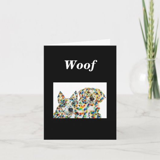 Carte blanche Shepherd'Australie et Plott Hound (Devant)