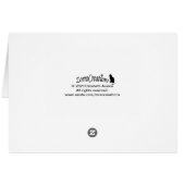 Carte blanche Shy Boy Cat (Dos Horizontal)