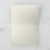 Carte blanche simple Merci Sympathie (Intérieur)