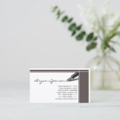 Carte blanche simple Rédacteur professionnel (Debout devant)