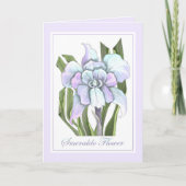 Carte blanche Smeraldo Flower (Devant)