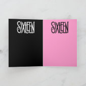 Carte blanche sweet sixteen (Intérieur)