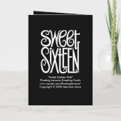 Carte blanche sweet sixteen (Dos)