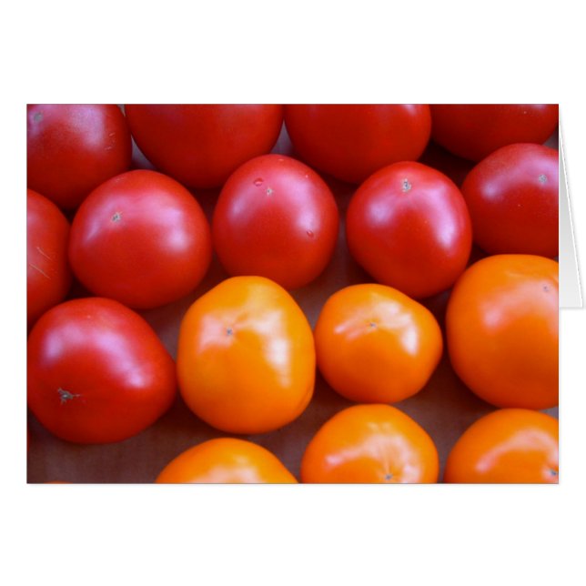Carte blanche tomate (Devant horizontal)