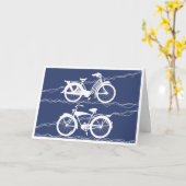 Carte blanche Vélo (Fleur jaune)