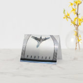 Carte blanche vintage de capot Pontiac (Fleur jaune)