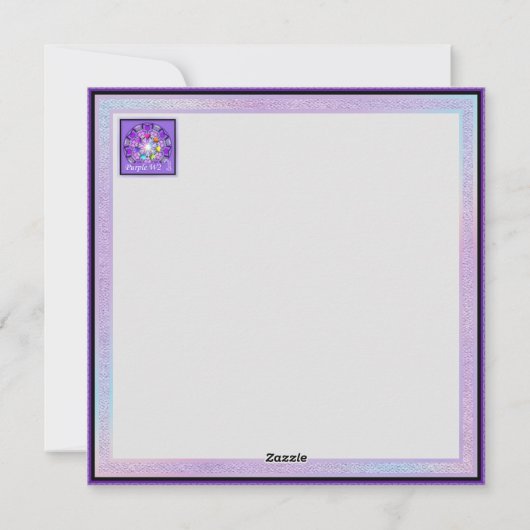 Carte blanche violette W2 (Dos)