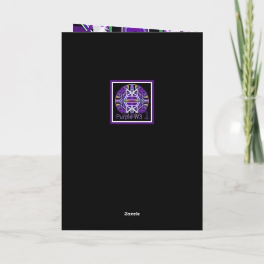 Carte blanche violette W3 (Dos)