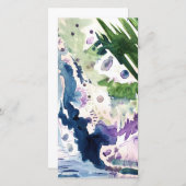 Carte blanche Watercolor (Devant / Derrière)