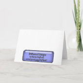 Carte Blanchisserie florale (Dos)