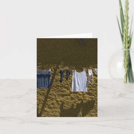 Carte blanchisserie le long du camino (Devant)