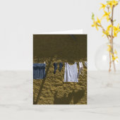 Carte blanchisserie le long du camino (Fleur jaune)