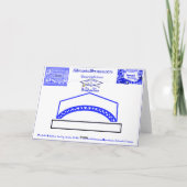Carte Blancs Cap Bleu Graduate Classe 2024 Casquette (Dos)