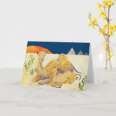 Carte Blank Camels (Fleur jaune)