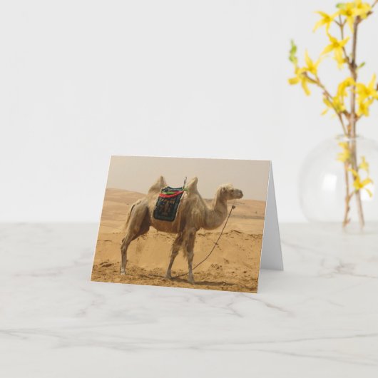 Carte Blank de Camel Désert (Fleur jaune)