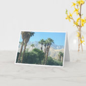 Carte Blank - Desert Scene - Palm Springs, CA - Centre-v (Fleur jaune)