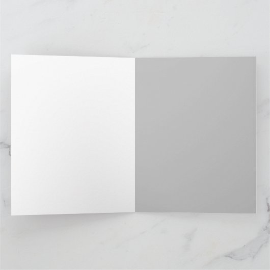 CARTE BLANK GOTHIC NIGHT OWL BATS LUNE BLANC BLANC (Intérieur)