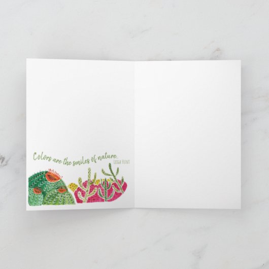 Carte Blank Greeting Card (Intérieur)