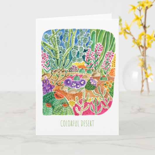 Carte Blank Greeting Card (Fleur jaune)