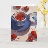 Carte Blank Greeting Card Art by Sarah Sedwick (Fleur jaune)