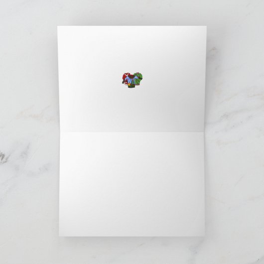 Carte Blank Inside Christmas Sweater by Julia Morrill (Intérieur)