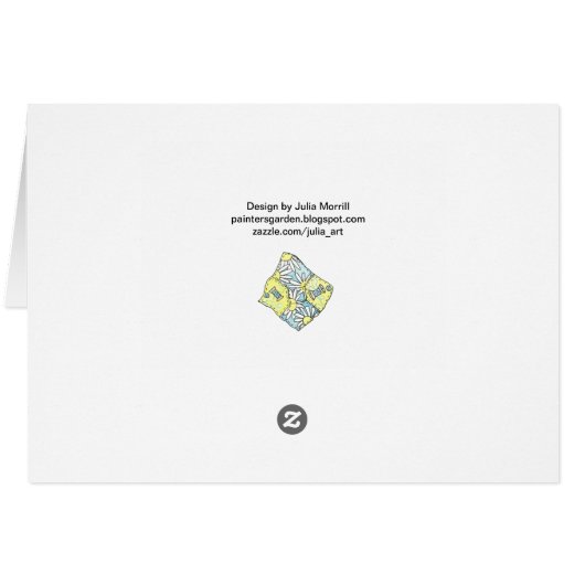 Carte Blank Inside Quilter (Dos Horizontal)